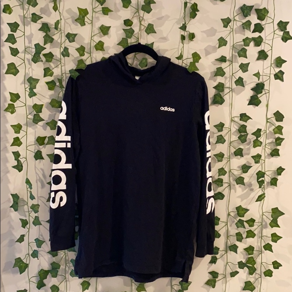 Hooded ADIDAS long sleeve (oversized for S/M)